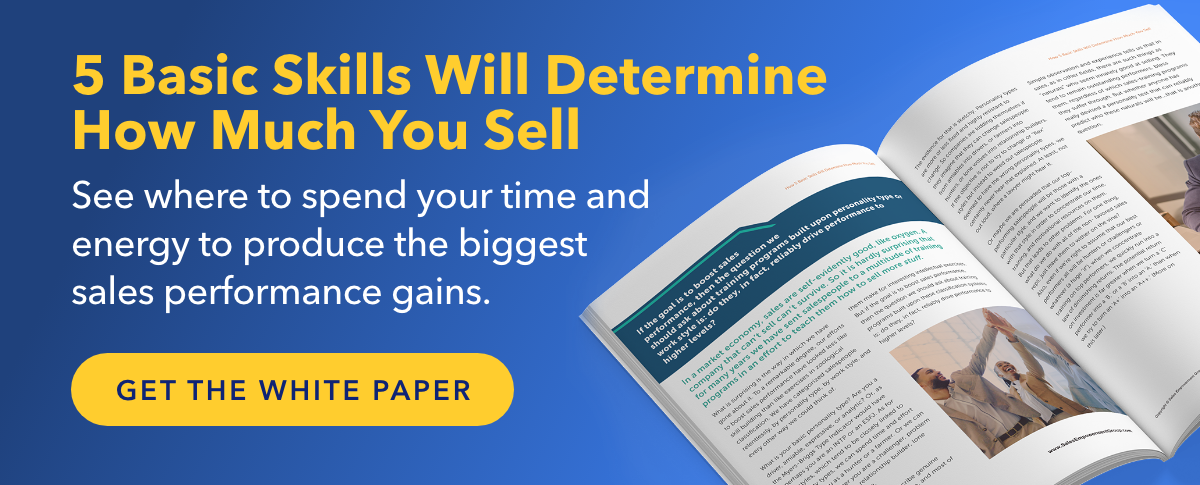 5 Basic Skills Will Determine How Much You Sell