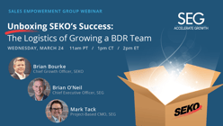 feature image for Building a BDR Program - 5 Things we Learned from Brian Bourke at SEKO Logistics