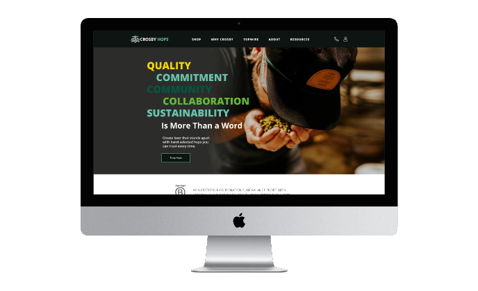 Crosby Hops homepage